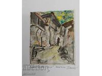 Картина Петър Ненов Велико Търново