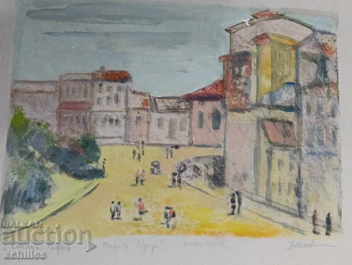 Картина Петър Ненов Стара София