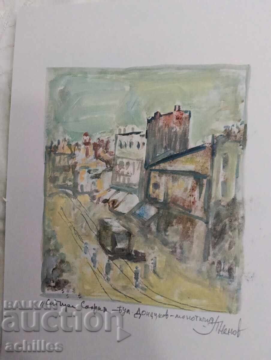 Картина Петър Ненов Стара София