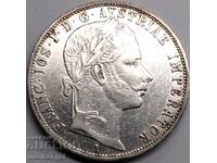 Austria 1 florin 1859 A - Vienna Franz Joseph silver