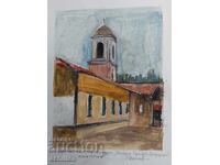 Πίνακας Πέταρ Νένοφ, η εκκλησία στην Κοπρίβστιτσα