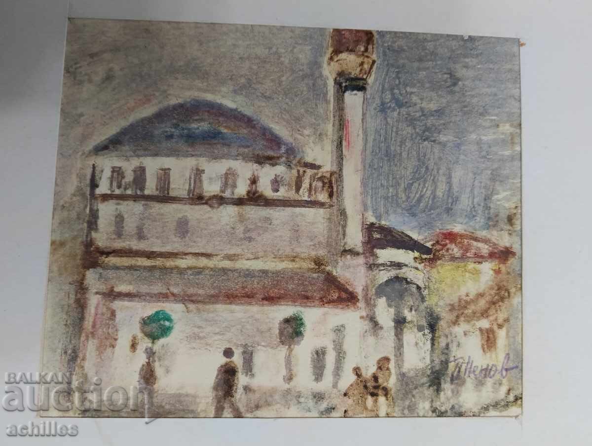 Tablou Petăr Nenov, biserica din Koprivshtitsa