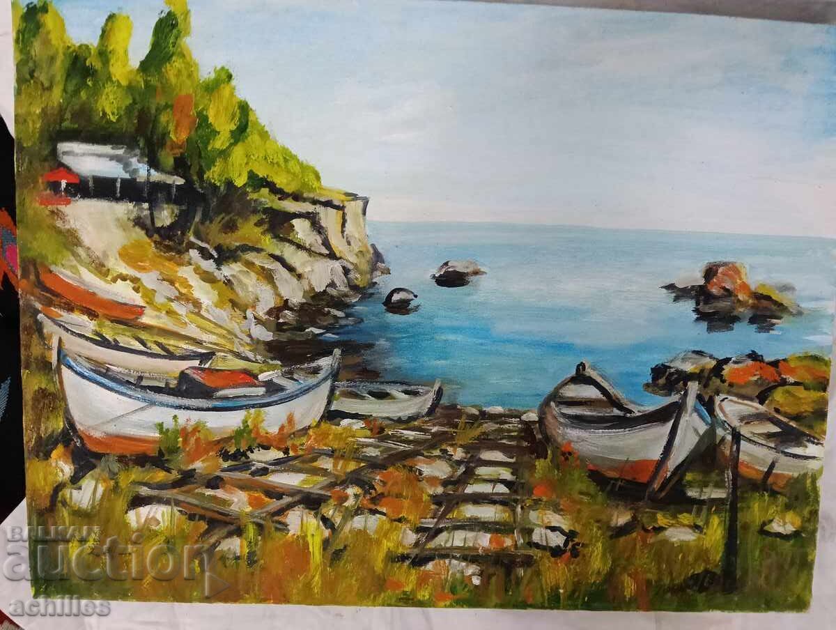 Морски пейзаж Венелин Петков Морски пейзаж Венелин Петков