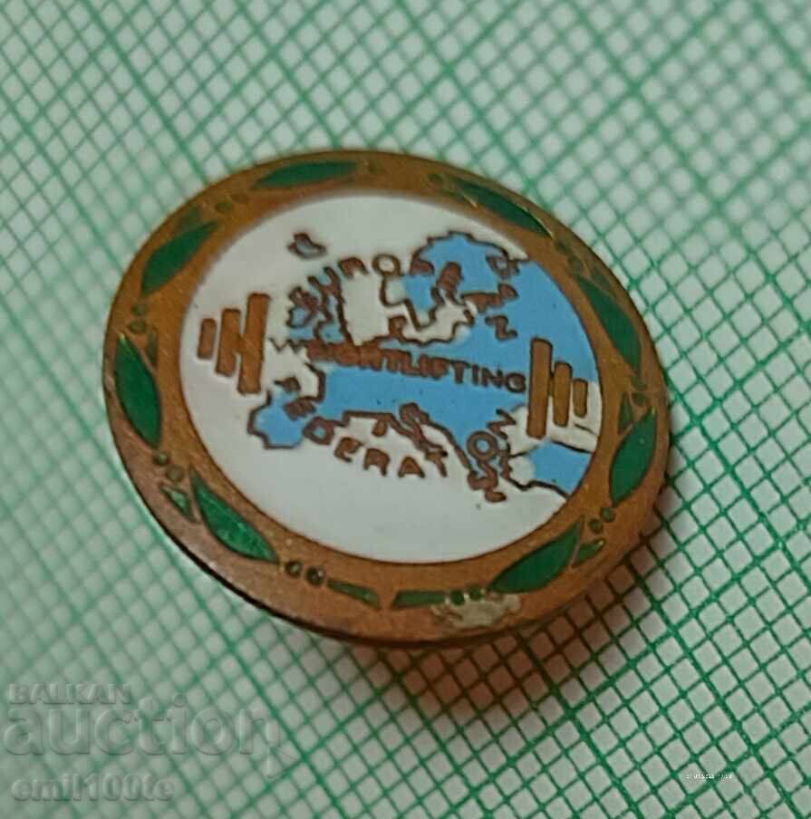 Παράδοση Znachka - Ευρωπαϊκή Ομοσπονδία Άρσης Βαρών Παράδοση Znachka - Ευρωπαϊκή Ομοσπονδία Άρσης Βαρών