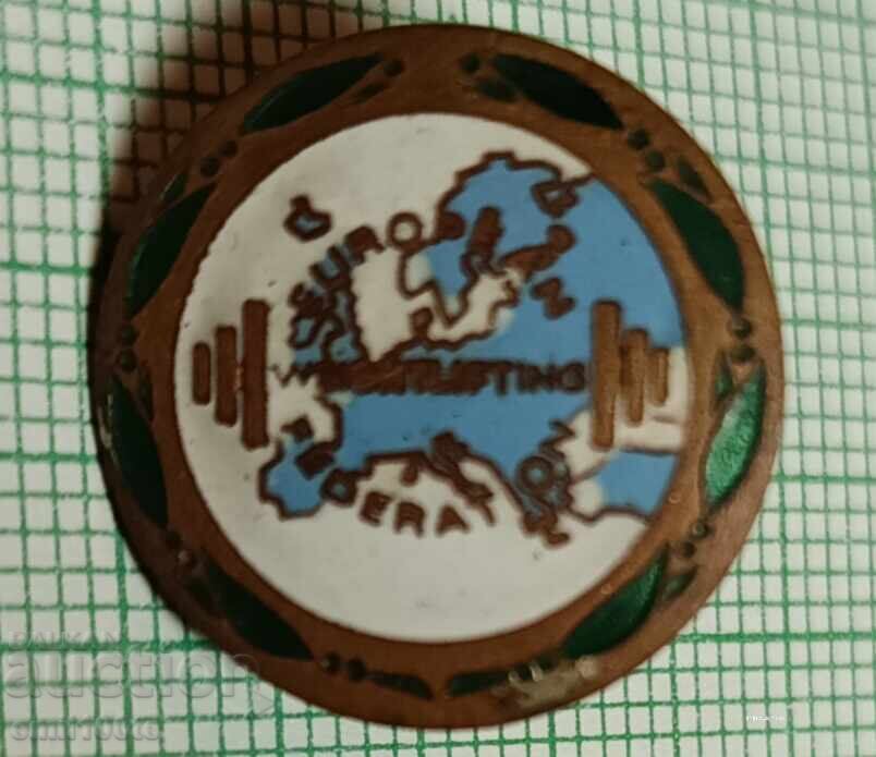 Znachka - Ευρωπαϊκή Ομοσπονδία Άρσης Βαρών Znachka - Ευρωπαϊκή Ομοσπονδία Άρσης Βαρών