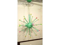 Абажур (полилей) - метален със светещи топчета