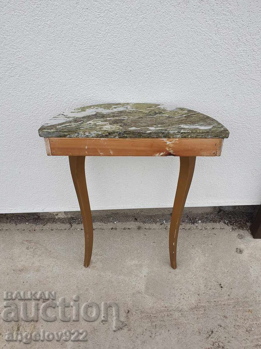 Όμορφο vintage κονσόλα τραπεζάκι με μαρμάρινη επιφάνεια!!! - 6 Όμορφο vintage κονσόλα τραπεζάκι με μαρμάρινη επιφάνεια!!! - 6