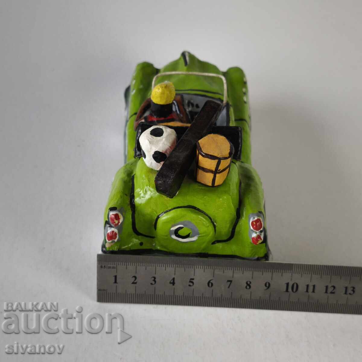 Παλιό ρετρό αυτοκίνητο από την Αβάνα Κούβα Παπιέ Μασέ #6223 - 6