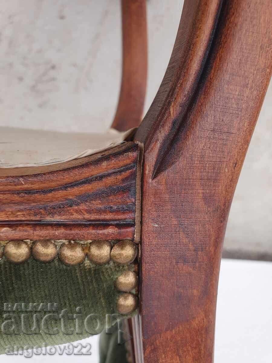 Όμορφη vintage καρέκλα από μασίφ ξύλο!!! - 7