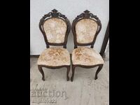 Красиви винтидж столове масив!!!