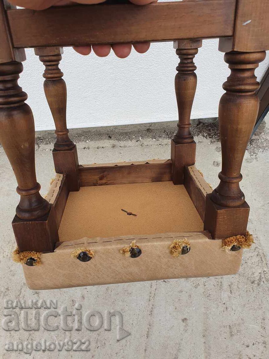 Taburet vintage frumos, masiv!!! - 6 Taburet vintage frumos, masiv!!! - 6