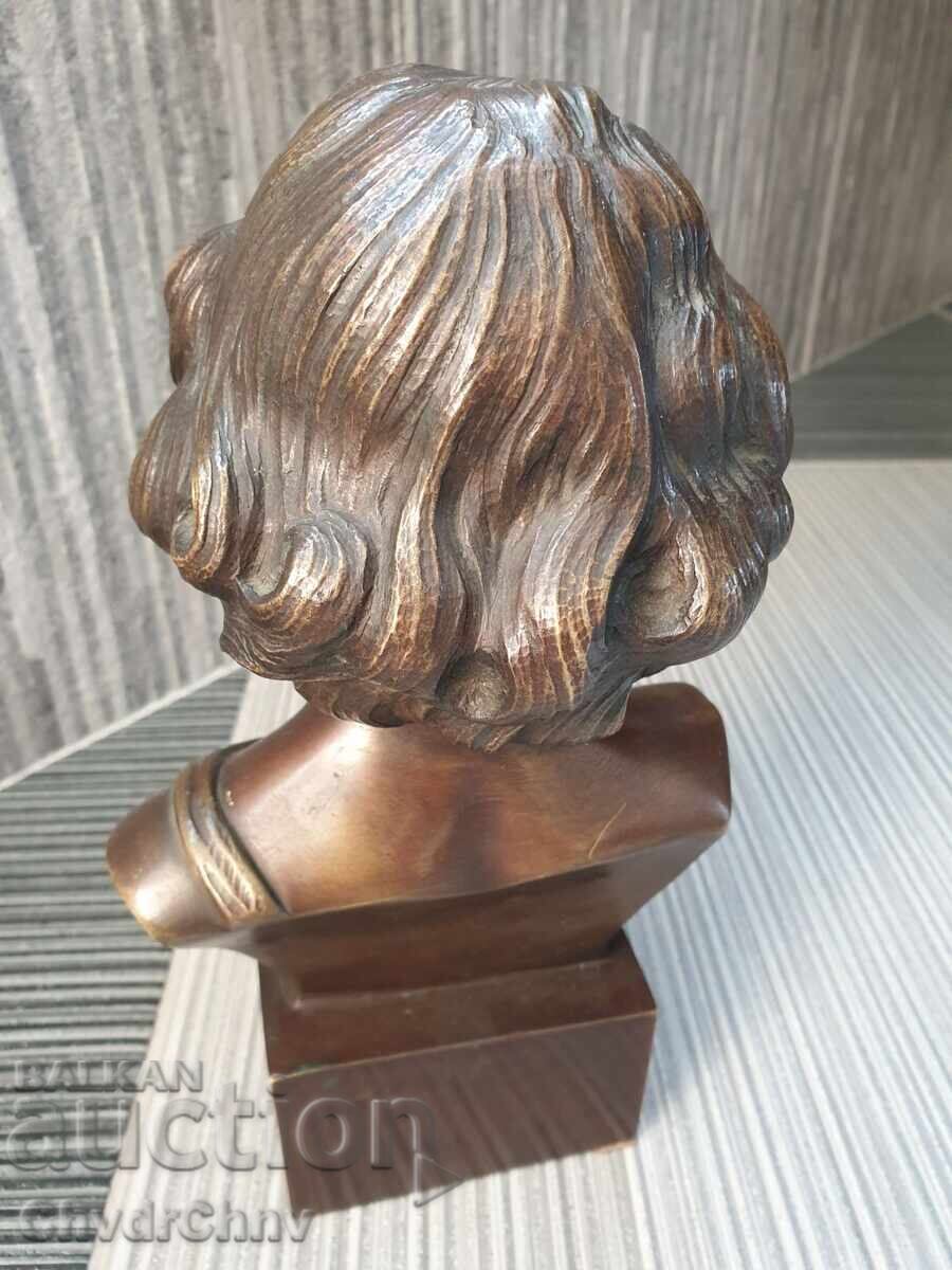 26sm-5kg αγαλματίδιο-προτομή/μπρούτζινο γλυπτό/φιγούρα κοριτσιού - 6 26sm-5kg αγαλματίδιο-προτομή/μπρούτζινο γλυπτό/φιγούρα κοριτσιού - 6