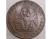 Венеция 5 чентесими 1849 Италия 24мм мед