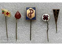 Insigne vechi Farmachim BCHK Uniunea Medicală Bulgară