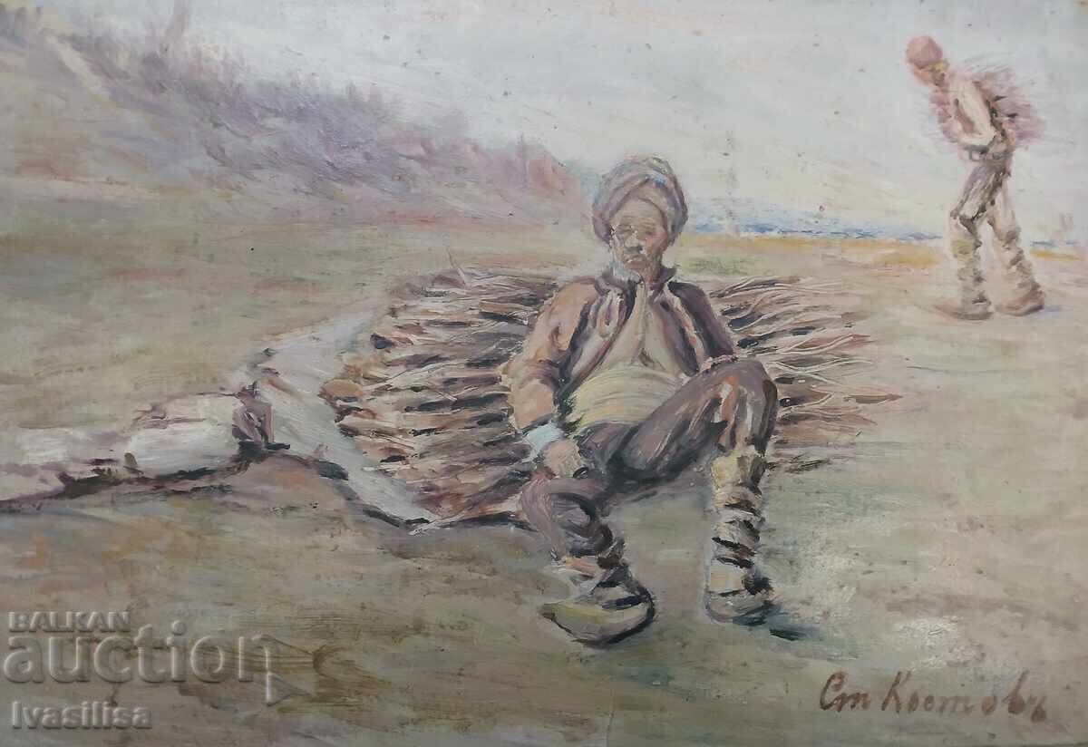 Old painting by Stayko Kostov