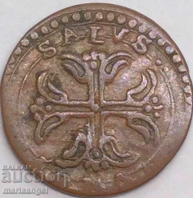 Cesino Italy Francesco Farnese 1700-1727 Piacenza Copper - 7 Cesino Italy Francesco Farnese 1700-1727 Piacenza Copper - 7