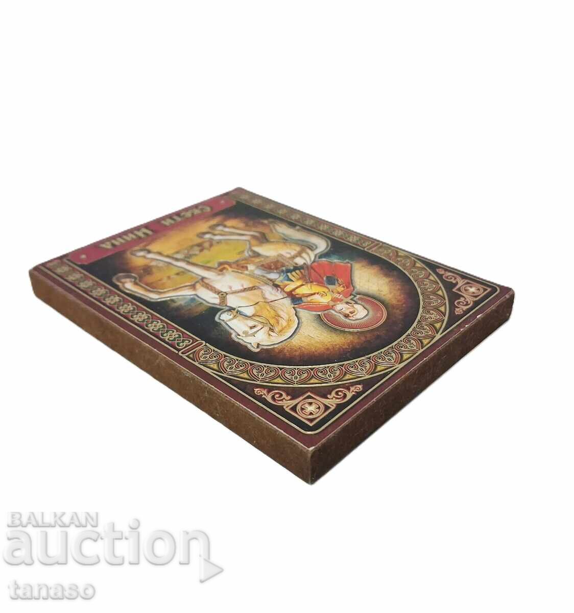 Παράδοση Μικρή ορθόδοξη εικόνα Άγιος Μηνάς