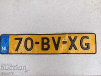 Παλαιό ολλανδικό πινακίδα κυκλοφορίας