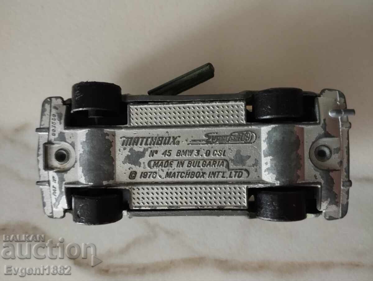 BMW 3.0 CSL Matchbox made in Bulgaria Τρόλεϊ Matchbox - 7