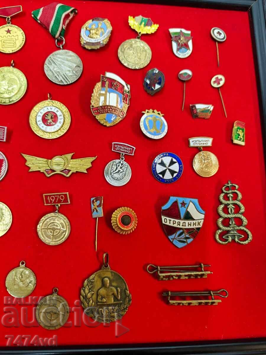 48 броя емайлирани и др медали ,ордени знаци пендари ,др - 5 48 броя емайлирани и др медали ,ордени знаци пендари ,др - 5