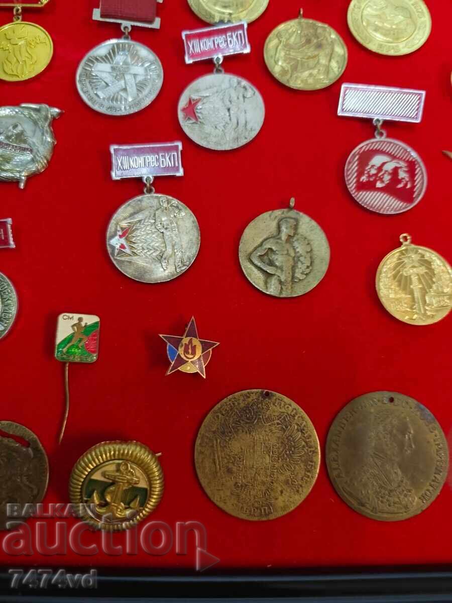 48 броя емайлирани и др медали ,ордени знаци пендари ,др - 6 48 броя емайлирани и др медали ,ордени знаци пендари ,др - 6