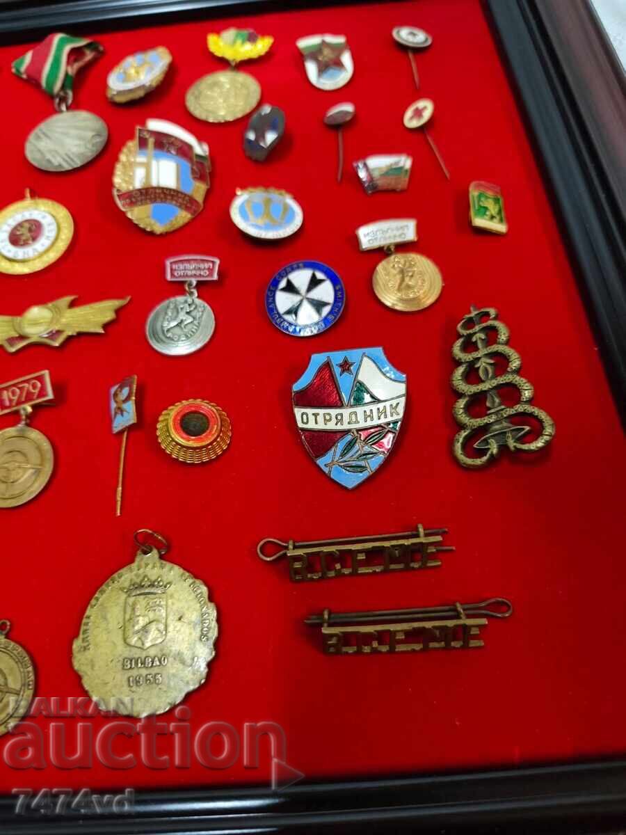 48 броя емайлирани и др медали ,ордени знаци пендари ,др - 7 48 броя емайлирани и др медали ,ордени знаци пендари ,др - 7
