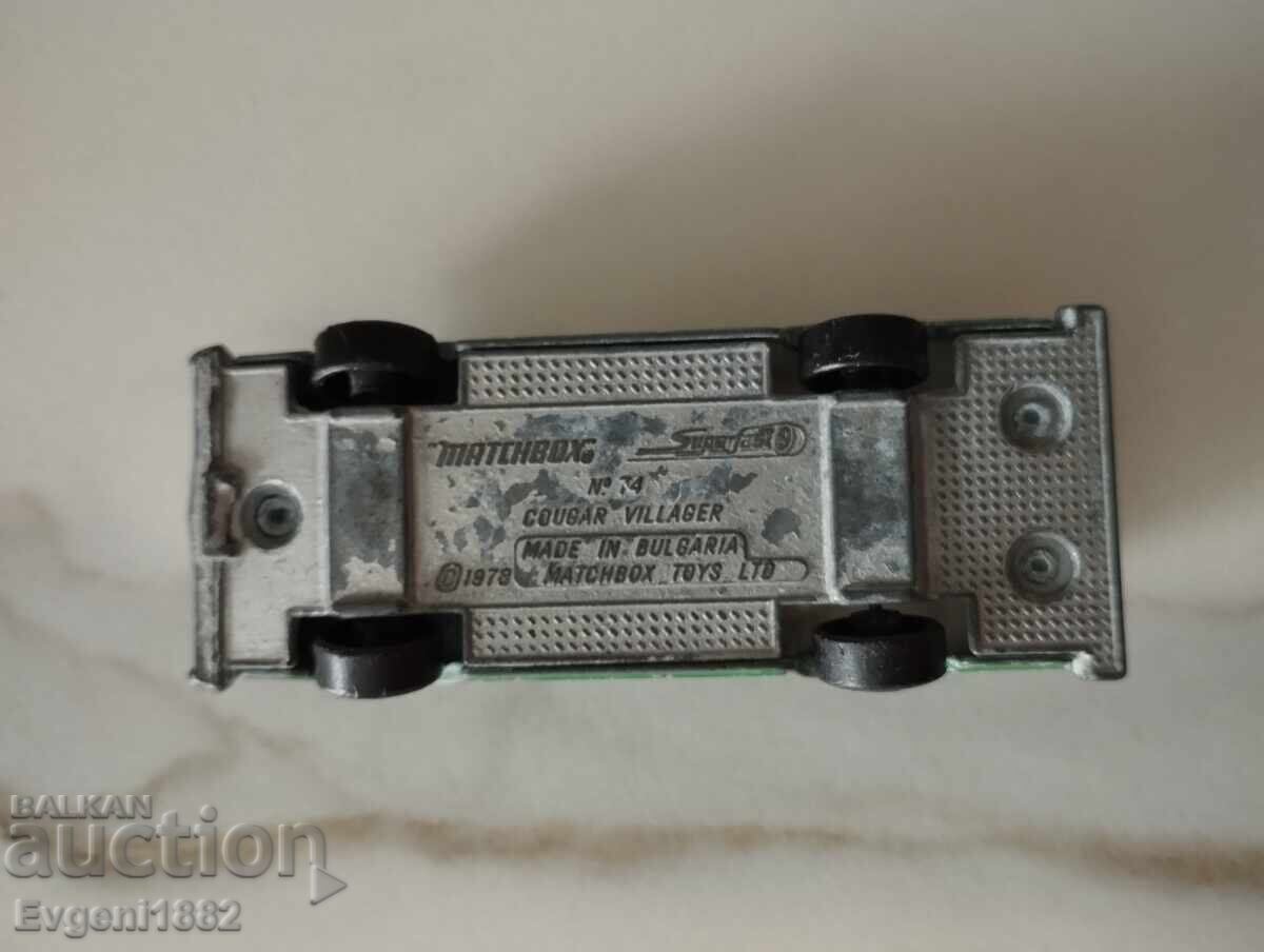 Cougar Villager Matchbox made in Bulgaria Matchbox Cart - 7 Cougar Villager Matchbox made in Bulgaria Matchbox Cart - 7
