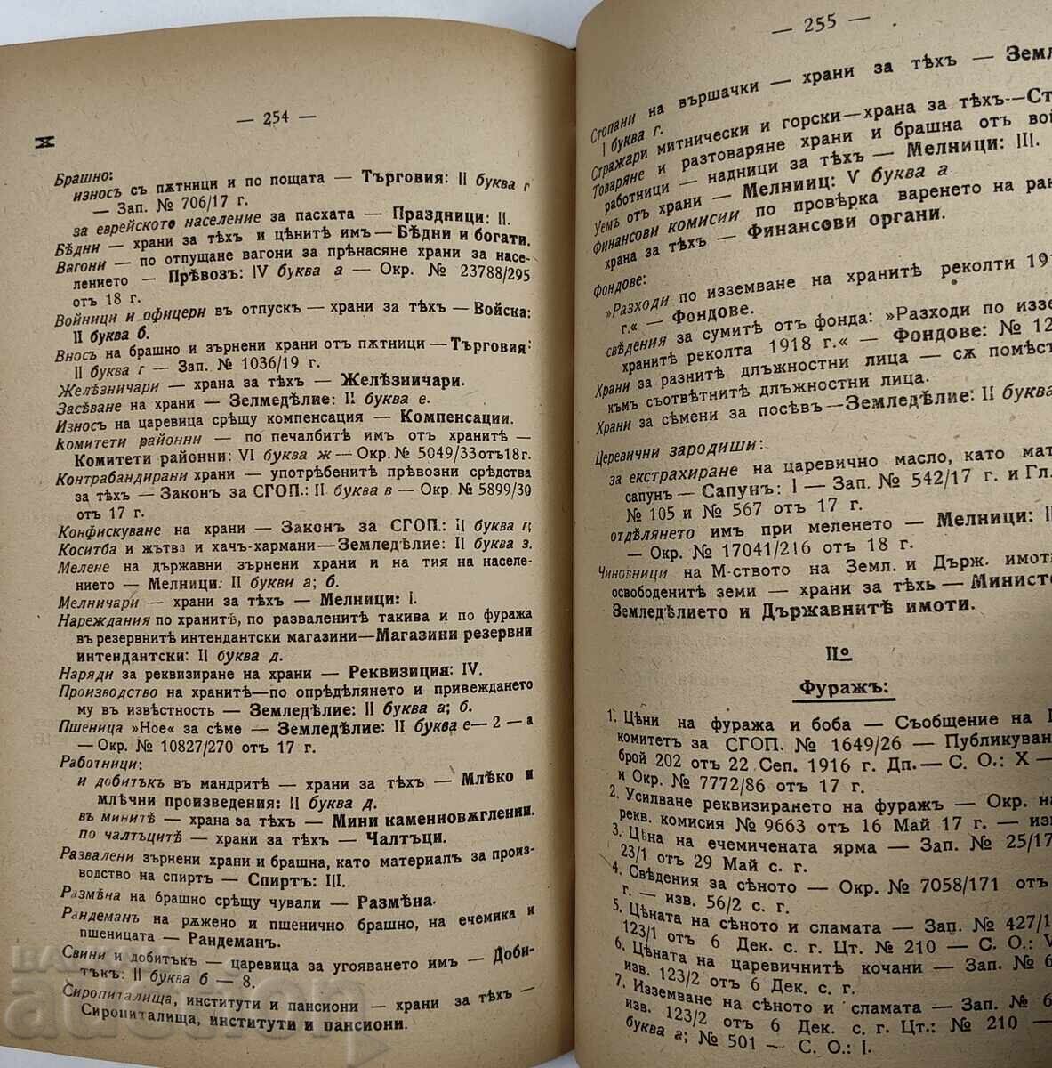1921 INDICATOR ALFABETIC AL DIRECTIVEI PENTRU GRIJA ECONOMICĂ - 6