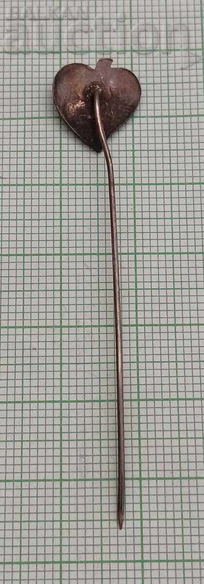 Аукцион ЛИСТО ЗНАЧКА БРОШКА ЕМАЙЛ