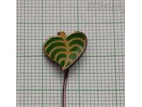 INSIGNĂ CU FRUNZĂ BROȘĂ EMAIL