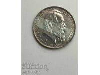 Row of silver coins 3 marks 1911 Germany Luitpold Bavaria