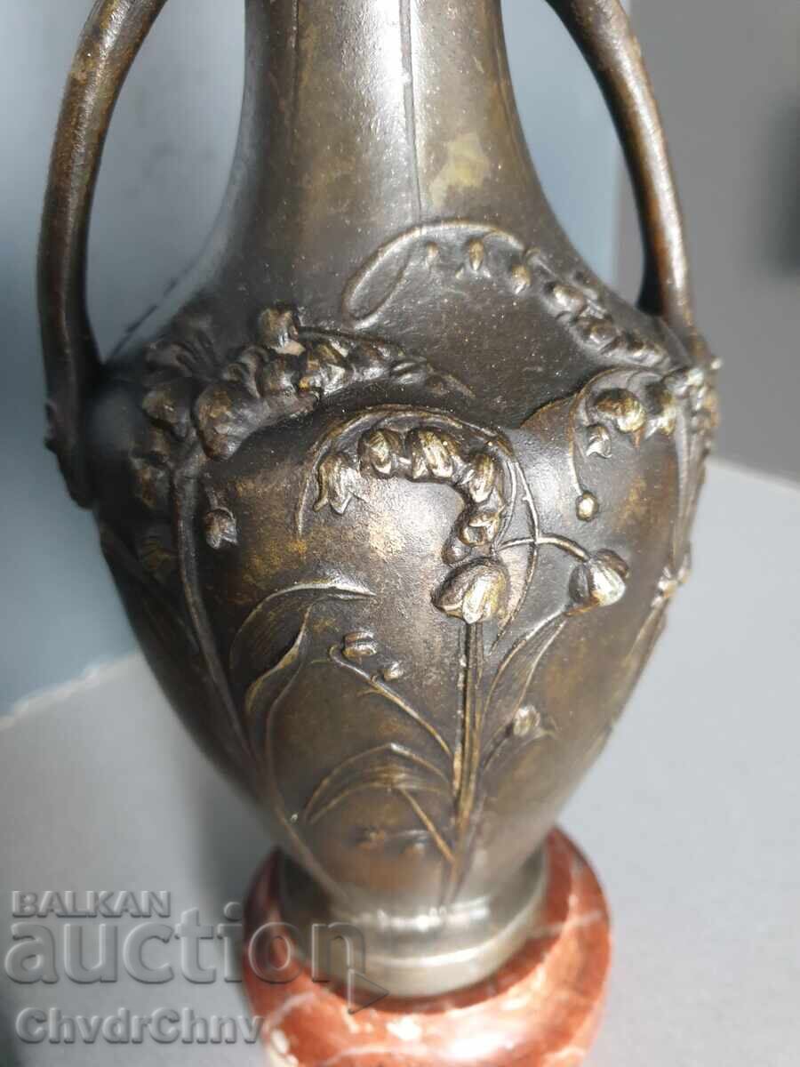 32см чифт фигурални пиедестални вази/ЦАМ-мрамор - 5 32см чифт фигурални пиедестални вази/ЦАМ-мрамор - 5