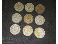 10 stotinki 1912-1913, 9 pieces