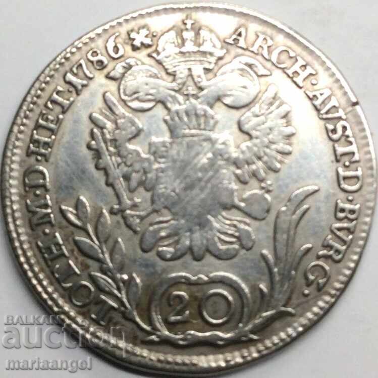 20 Kreuzer 1786 Austria B - Kremnitz Joseph II - destul de rar cu preț € 29.90 | 58.48 BGN 20 Kreuzer 1786 Austria B - Kremnitz Joseph II - destul de rar cu preț € 29.90 | 58.48 BGN