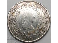 20 Kreuzer 1786 Austria B - Kremnitz Joseph II - destul de rar