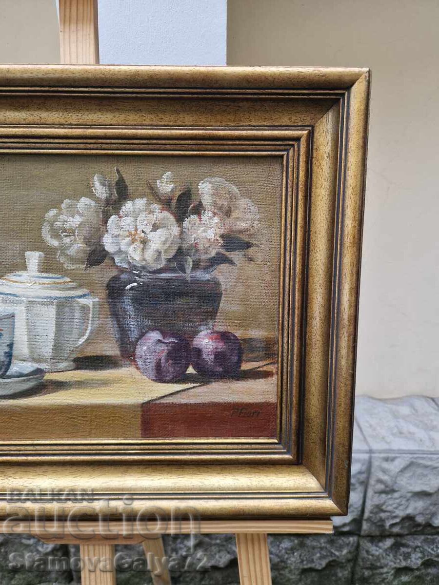 Δημοπρασία Υπέροχος αντίκα αριστουργηματικός πίνακας νεκρής φύσης λάδι σε καμβά Δημοπρασία Υπέροχος αντίκα αριστουργηματικός πίνακας νεκρής φύσης λάδι σε καμβά