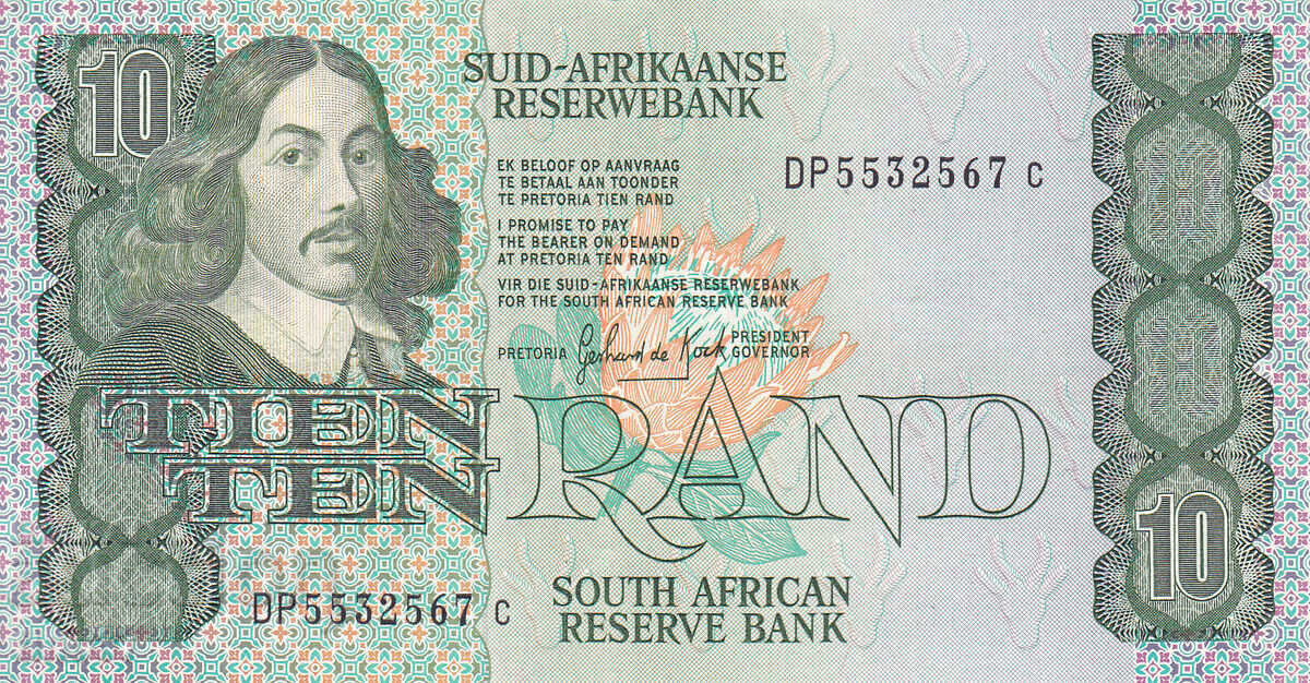 tino37- ЮЖНА АФРИКА - 10 РАНДА - 1982г - XF с цена € 8.80 | 17.21 лв. tino37- ЮЖНА АФРИКА - 10 РАНДА - 1982г - XF с цена € 8.80 | 17.21 лв.