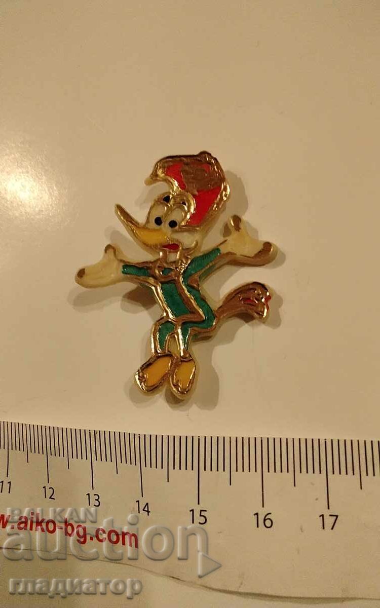 Vechi insignă Woody Woodpecker animație