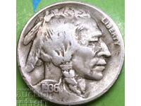 ΗΠΑ 5 σεντ 1936 F Buffalo νικέλιο