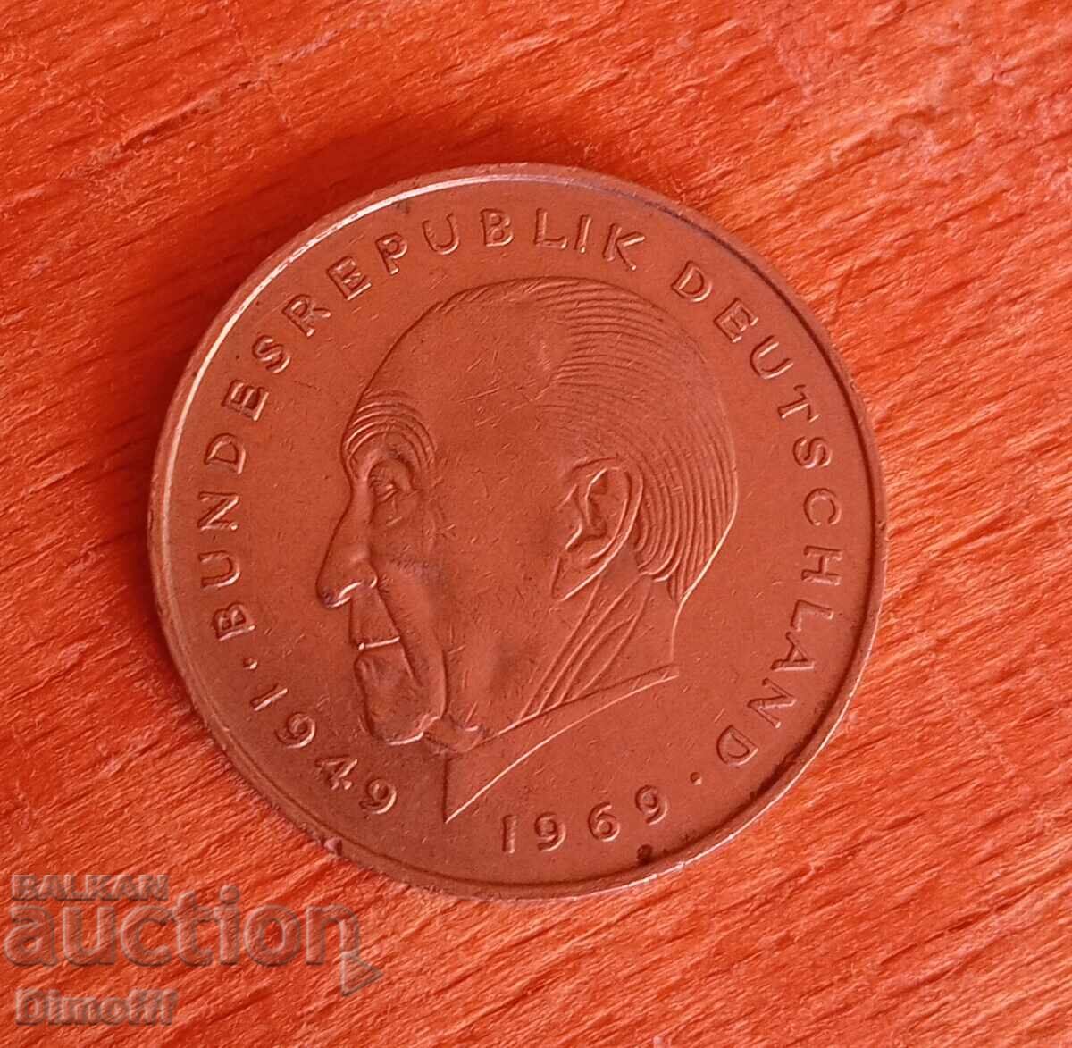 Coin 2 marks Germany 1982 Coin 2 marks Germany 1982