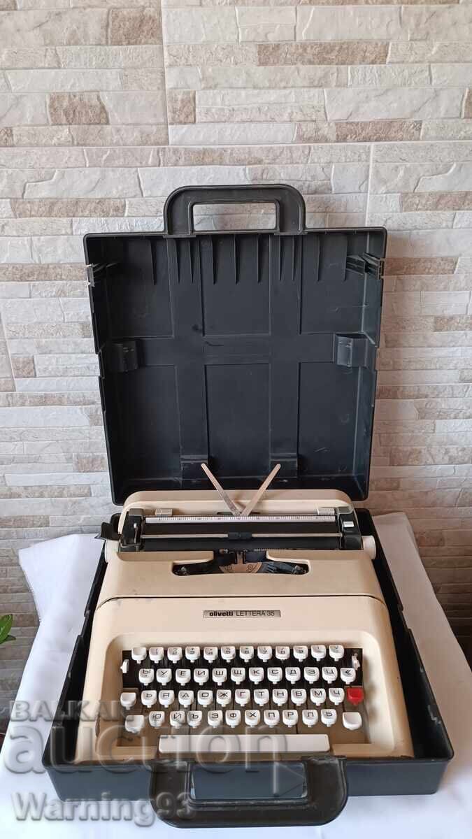 Παλιά γραφομηχανή Olivetti Lettera 35 - Spain - 1980" έτος - 6