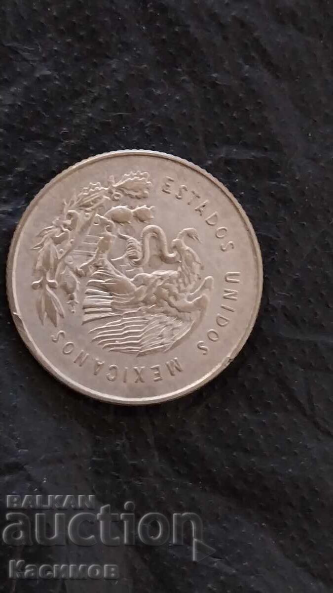 Livrarea Monedă veche de argint din Mexic 25 Centavos 1950