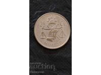Monedă veche de argint din Mexic 25 Centavos 1950