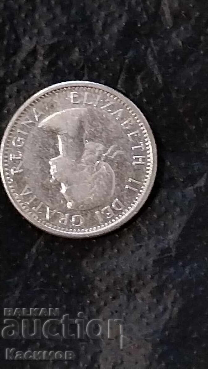 Livrarea Monedă veche de argint din Canada 10 Cenți 1964