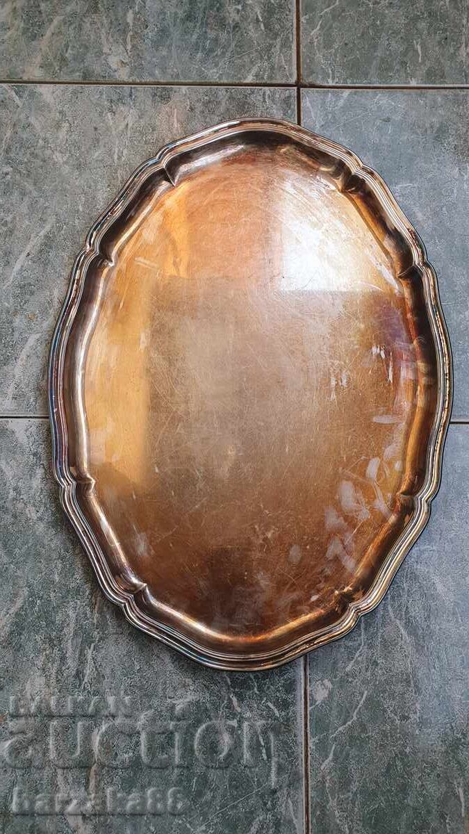 Δημοπρασία Μεγάλος ασημένιος δίσκος