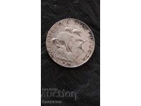 Стара сребърна монета от Португалия 2.50 Ескудос 1946 година