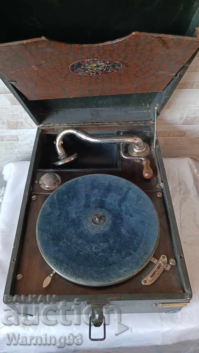 Аукцион Стар български грамофон с манивела -Radio Electric -1930"г