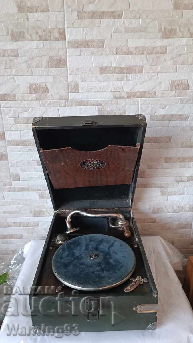 Стар български грамофон с манивела -Radio Electric -1930"г