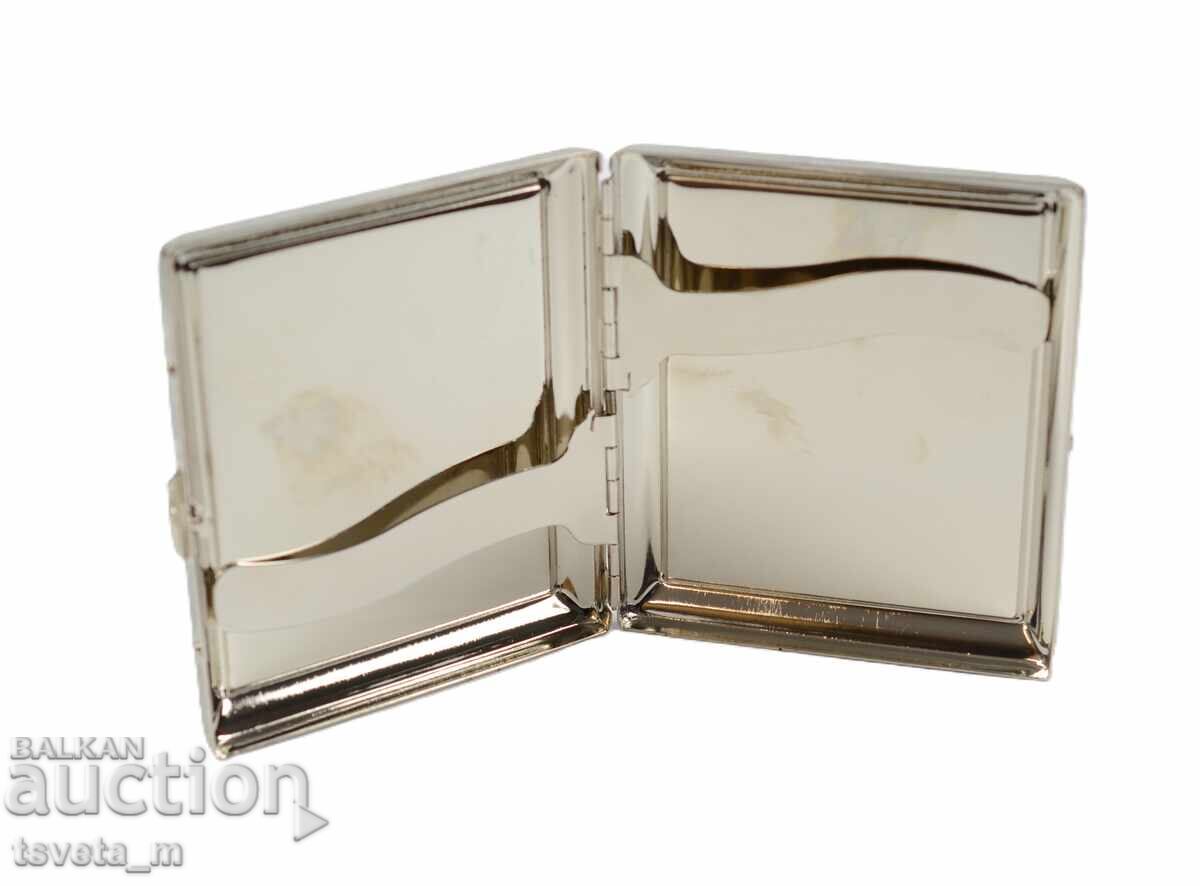 Tabacheră metalică cu piele - 5 Tabacheră metalică cu piele - 5