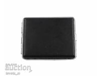 Метална табакера  с кожа